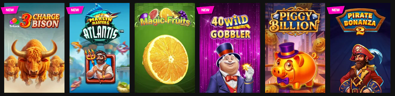 Colección de tragamonedas online disponible en RTBet Casino